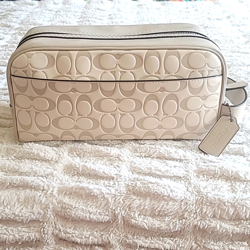 Coach Large Travel Kit in Cream